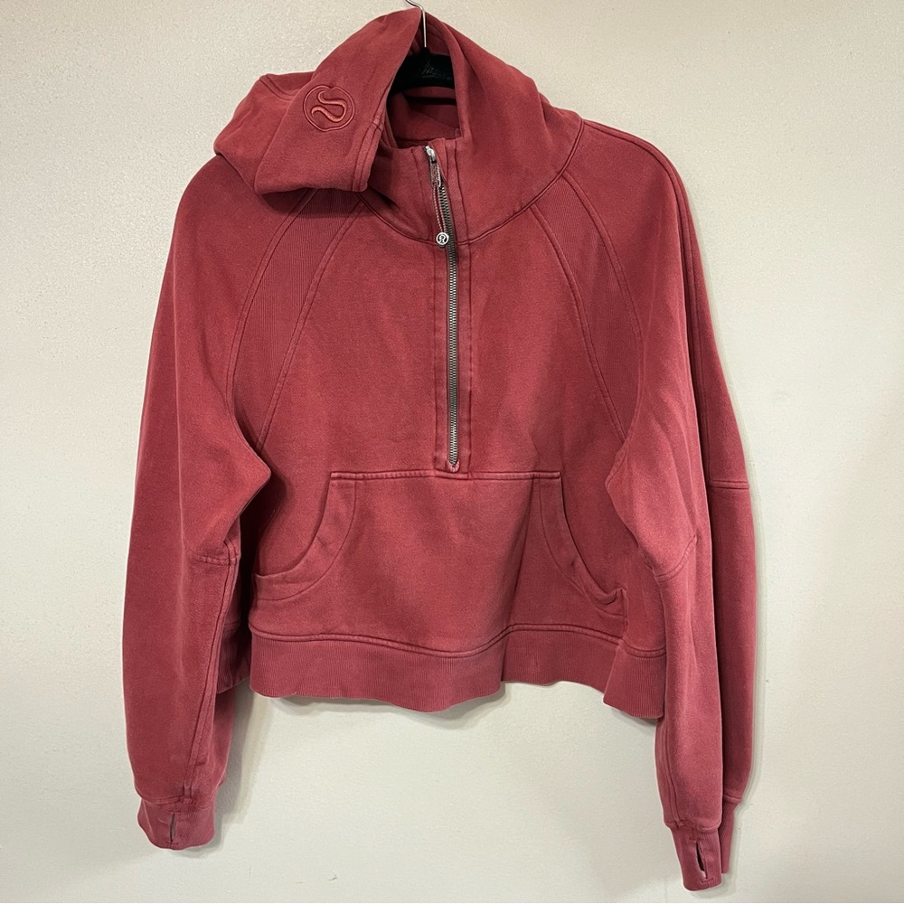 Lululemon Oversized Half Zip Crop Scuba